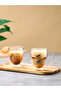 Borosilicate Double Wall Glass Mugs with Handle, 350ml - 2