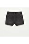 Denim shorts BLACK - 2