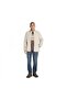 Tb0A6Hm3 Full Zip Polar Fleece Jacket Beige Men's Coat - 3
