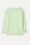 Women's Mint Green Loose Fit V-Neck Sweater - 5