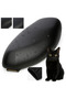 Vespa Piaggio Compatible Leather Seat Cover Canvas- - 3
