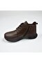 Full Orthopedic Genuine Leather Non-Slip Sole Heel Spur Brown Mother Boots - 4