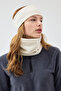 100% Micro Polar Flexible Multifunctional Neck Collar + Headband Women's Winter Set