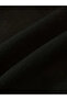Girl's Black Hooded Duck Printed Embossed Sweatshirt - 4