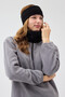 100% Micro Polar Flexible Multifunctional Neck Collar + Headband Women's Winter Set - 2