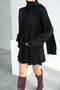 Women's Scarf-Skirt 3-Piece Knitwear Set - 2