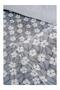 Gray Double Duvet Cover Set Cotton Floral Pattern Henna 200X215 cm - 4