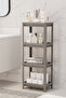 4-Tier Bathroom Shelf Unit Vesken Bathroom Organizer Shampoo Holder Towel Rack Cabinet