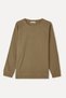 Men's Brown Comfort Fit Crew Neck Sweatshirt