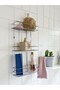 Kare 3-Layer Metal Bathroom Shelf with Screws, In-Tub Shower Shelf, Modern Economic Bathroom Shelf - 5