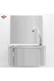 Grace Commercial Kitchen Knee Operated Hand Wash Sink Stainless Steel Kitchen Basin Hand Free Cateri - 3