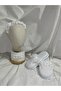 Full Set Maternity Slippers + Crown + Bandana with Pearls - 5