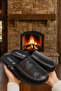Men's Closed-Front Winter Slippers Daily Indoor Slippers Dowry Bohça - 3