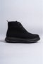Slw204 Franca Lace-Up Suede Men's Sports Boots Sst - Black - 4