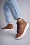 Slw206 Ottawa Lace-Up Skin Men's Daily Sports Boots Bt - Tan