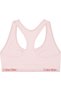 Women's Pink Unlined Bralette - 2