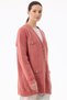 Pearl Button Knitwear Cardigan Pink - 2