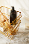 2 Pieces Gold Color Metal Basket Set 32X22X16 - 6
