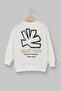 Boy's Letter and Graphic Printed Sweatshirt Cotton Comfortable Fit - 2