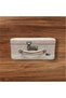 Password-Protected Leather Makeup-Shaving Box with Handle (Powder)
