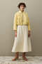 Multi Pleated Jacket Yellow - 3