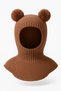 Girls-Boys Children's Pompom Seamless Luxury Knitwear Balaklava Beanie Ski Mask - 6