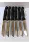 Solingen Serrated Fruit Knife 6Pcs- Glittery Black - 4