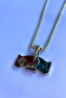 Bozkurt Crescent and Ottoman Monogram Handcrafted Stainless Steel Chain Men's Necklace - 3