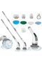 Electric Spin Scrubber, 2025 Upgrade 7 in 1 Electric Cleaning Brush, 360RPM Powerful Cleaning, 1.5H