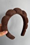 Brown Spa Hair Band Towel Crown - 2