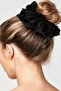 Black Color Satin Bagel Buckle