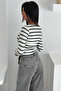Women's Lycra Striped Blouse – Flexible & Everyday Elegance - 7
