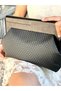 Bahram Petite - Leather Bag, Wooden Scholarship Leather Bag, Clutch, Handbag, Arm Bag, Shoulder Bag - 4