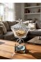 Ultra-Luxury Crystal Covered Salad Bowl Sugar Bowl Large Crystal Bowl with Silver Detail - 3