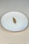 Tabak Evi Porcelain Natura Fern Gold Gilded Serving Plate 24.50cm Set of 4 - 3