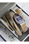 Stone Snake Watch from Thick to Thin (2 Rounds), Polite Case (24 Diameter), 3 Atm Navy Blue Steel Band - 2