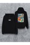 Doctor Who Printed Black Hooded Hoodie Sweatshirt