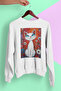 Stil-X Cute Cats Printed Unisex Circular Neck Oversize Sweatshirt