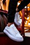 Lace-Up Men's Casual Shoes White Khaki - 4