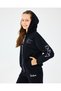 G lw fleece full zip sweatshirt big girl black sweatshirt sk2520009-1602 - 4