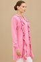 Rayon Tunic with Scarf Detail Pink - 2