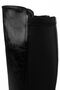 Leader Women's Boots with Scuba Fabric Detail on the Back (4181)-R.Black - 3