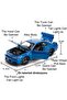 Nissan Skyline Gtr R34 1:24 Scale Diecast Model Car Openable Doors Nis San Gtr Model - 3