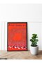 Roland Garros 84 Tennis One Piece Black Wooden Framed Painting - 2