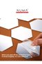 Wall Decoration 12-Piece Silver Plexiglass Hexagonal Honeycomb Wall Decoration for Living Room, Office and Entrance |   10X10 cm - 5