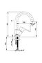Adnoss Niobe Lavatory Faucet Swan Spout 102188054 - 3