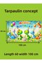 Dinosaur Themed Custom Birthday Banner Backdrop 60X100 Vinyl Tarpaulin Banner Birthday Party Set Decoration - 3