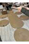 Jute, Wicker Color American Service, 6Supla 1 Runner, 1 Bread Basket, Plate Mat, Supla Set - 6