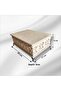 خشب - خام MDF - مجوهرات منقوشة - مكياج - إكسسوارات - متعددة الأغراض - صندوق ديكور مستطيل الشكل - 2
