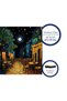 Wooden Puzzle - Reproduction of Van Gogh Cafe Terrace at Night - 353 Pieces, 29X29 cm - 6